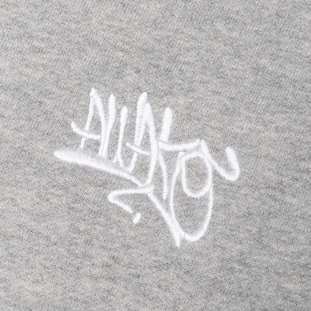ALL CITY OPEN HEM SWEATPANTS - HEATHER GREY - 4