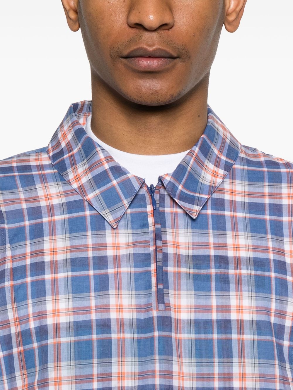 cotton checked polo shirt - 5