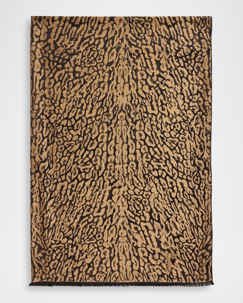 Leopard Pattern Stole 1