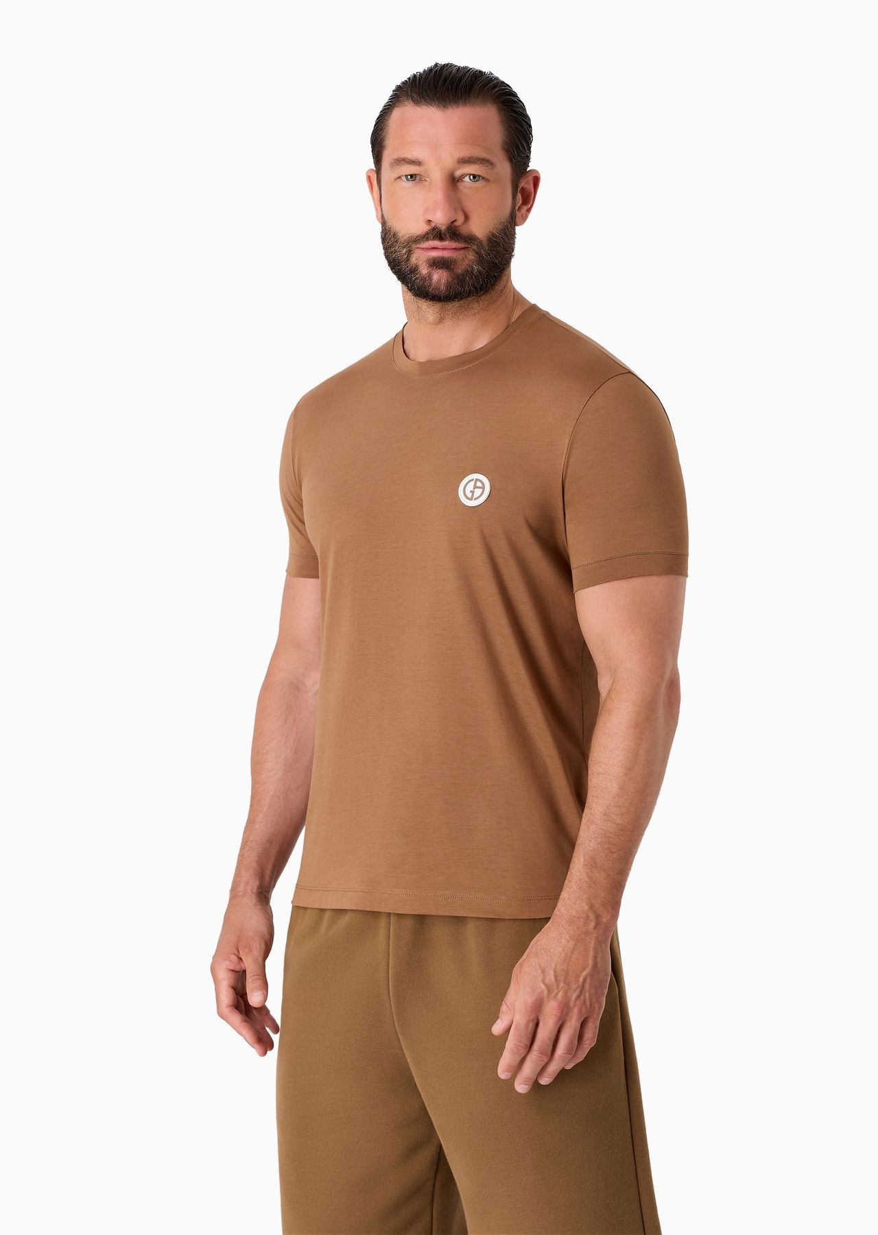 Short-sleeved Pima cotton jersey T-shirt - 2