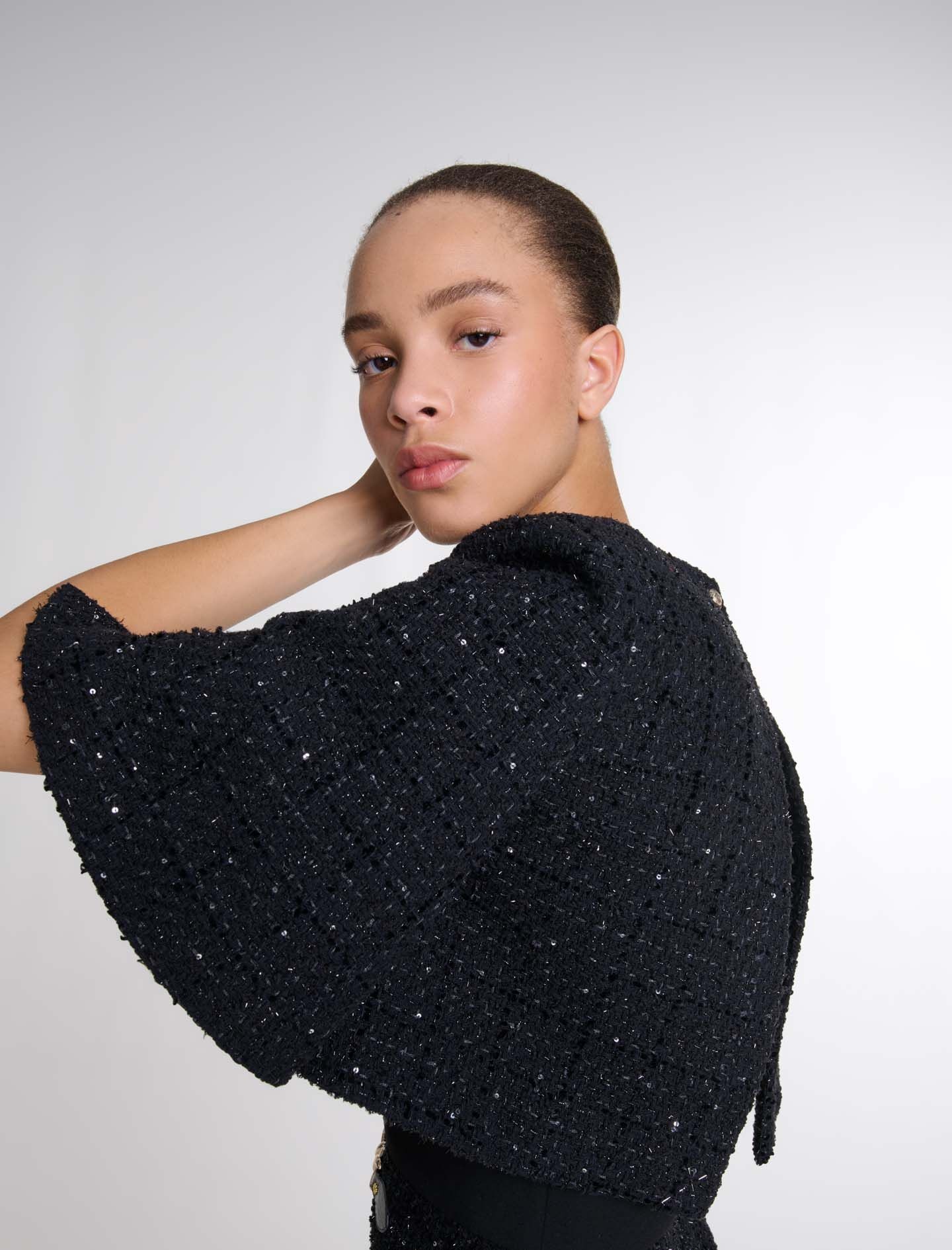 Tweed 2-in-1 short dress - 9
