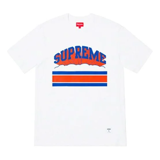Supreme SS19 Cloud Arc Tee White Logo Tee SUP-SS19-327 - 1