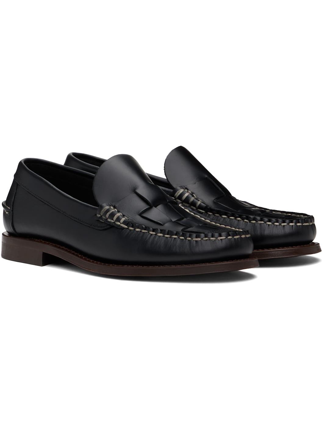 Black Nombela Veg Tan Loafers - 4