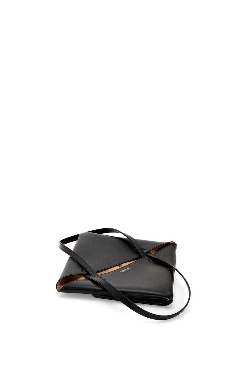 Puzzle Fold Tote in shiny calfskin 5