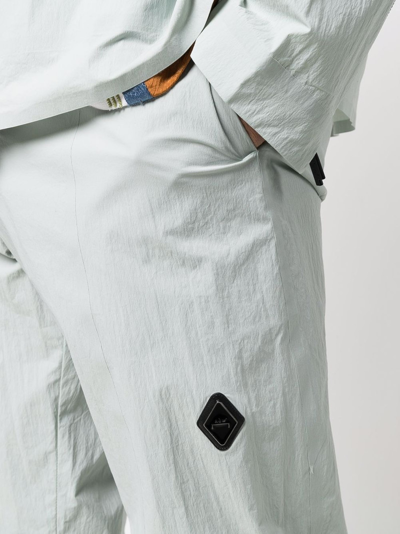 slit-detail straight-leg trousers 5