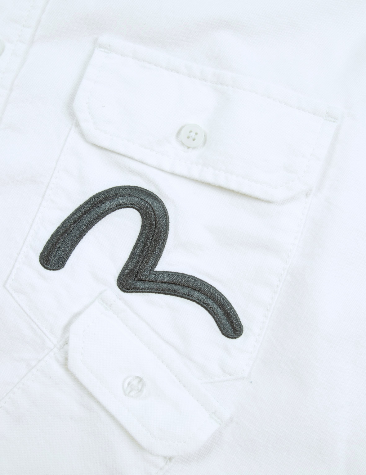 MULTIPLE EMBROIDERIES MULTI-POCKET SHIRT - 8