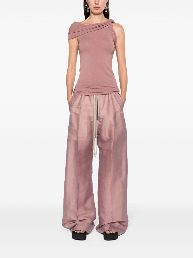 Rick Owens twisted-neckline knitted tank top outlook