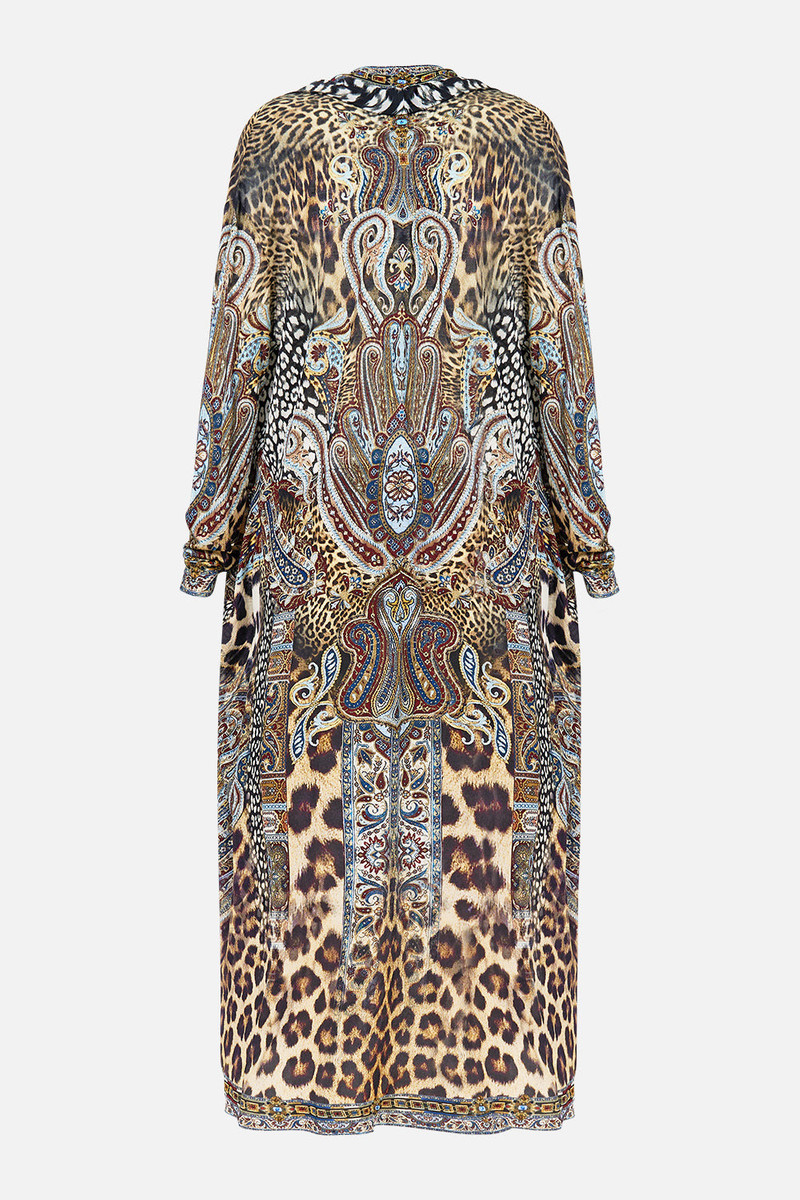 LONG CASUAL JACKET WITH POCKETS 7