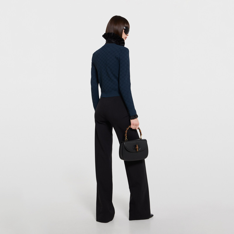 GG fine fabric jacquard cardigan 4