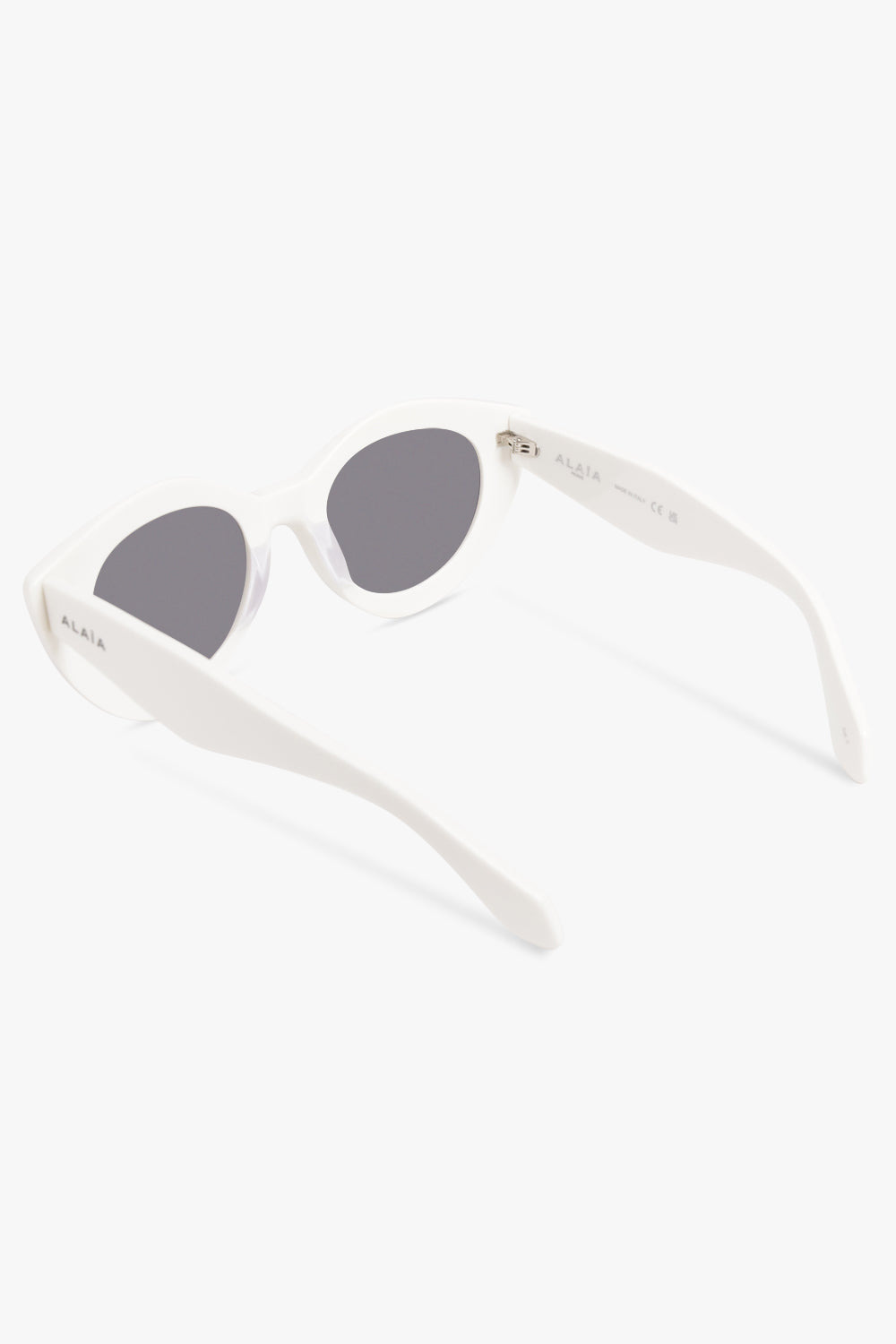 AA0091S ROUND CAT EYE SUNGLASSES | WHITE - 3