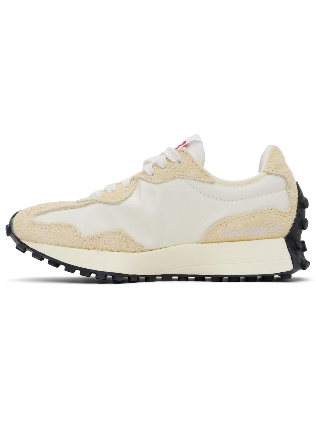 Beige & Off-White 327 Sneakers - 3