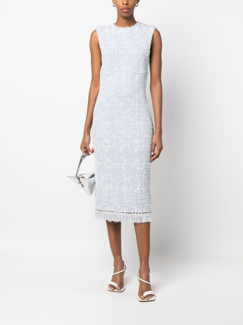 Givenchy 4G jacquard tweed dress outlook