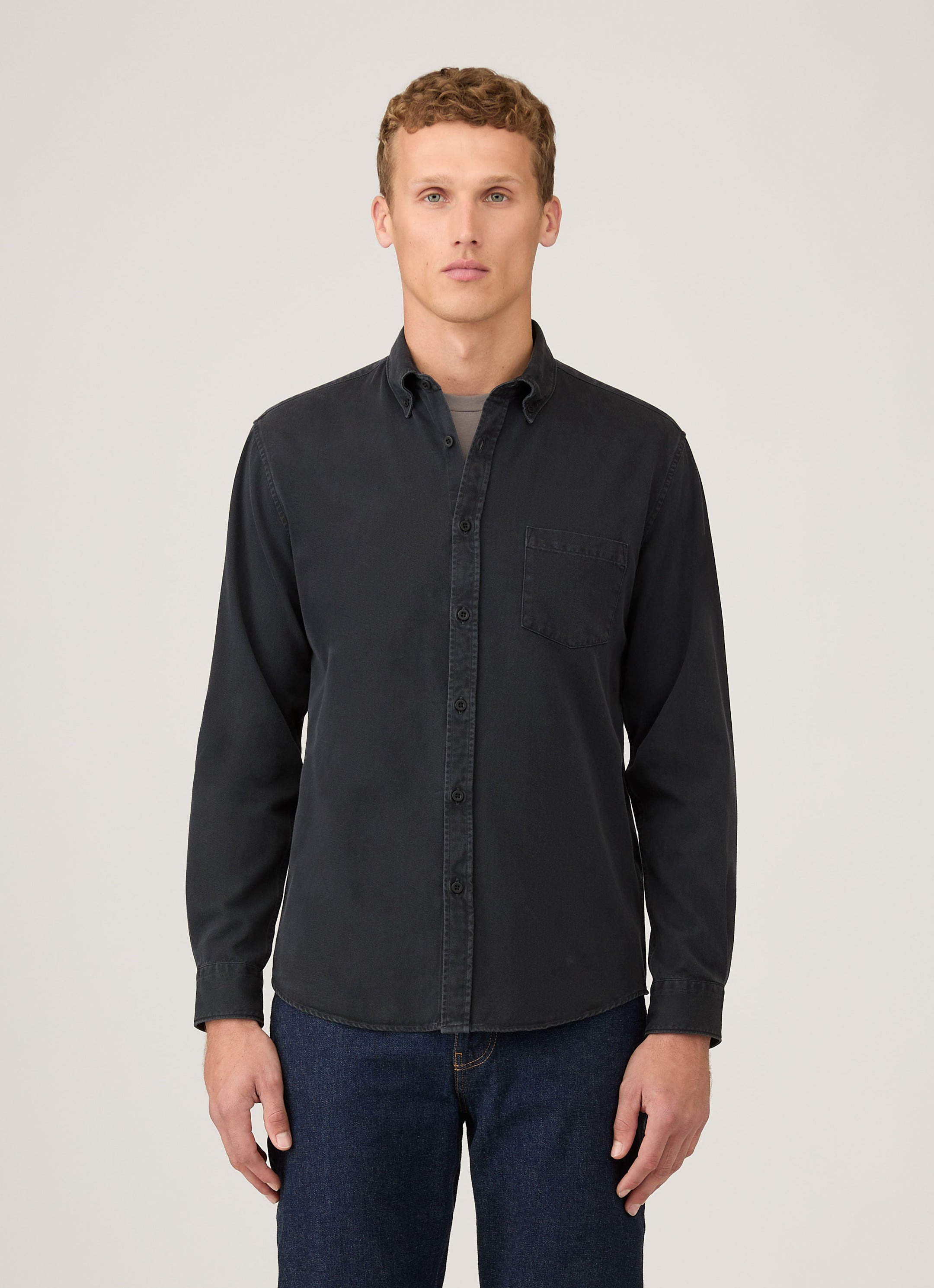 Button Down Twill Shirt - 2