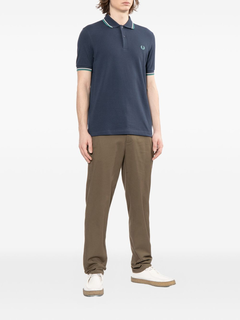 Fred Perry tipped embroidered polo shirt outlook