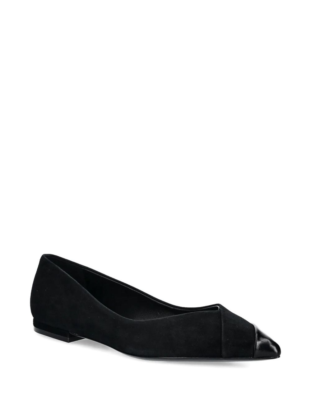 cap-toe suede ballet flats - 2