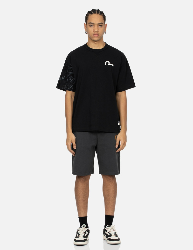 EVISU ALLOVER KOI SEAGULL AND BRUSHSTROKE PRINT LOOSE FIT T-SHIRT outlook