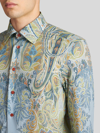 Etro COTTON SHIRT WITH PAISELY PRINT outlook