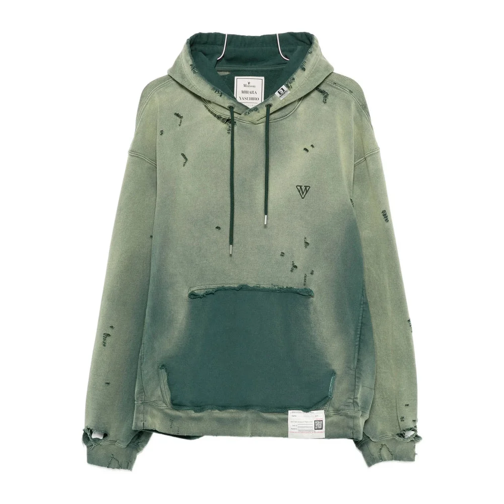 Maison Mihara Yasuhiro Green Sweaters & Knitwear - Hoodies Men - 1