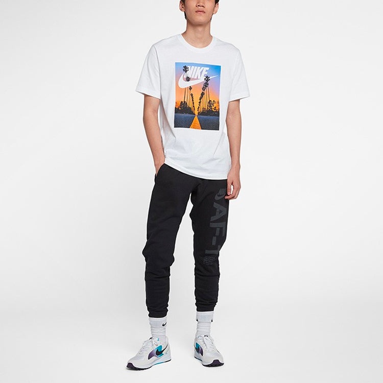 Nike Nike AS Men s Sportswear Sunset Palm Tee BQ0716 100 REVERSIBLE