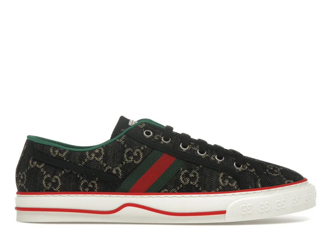 Gucci Tennis 1977 GG Logo Black Multi (Women's) - 1