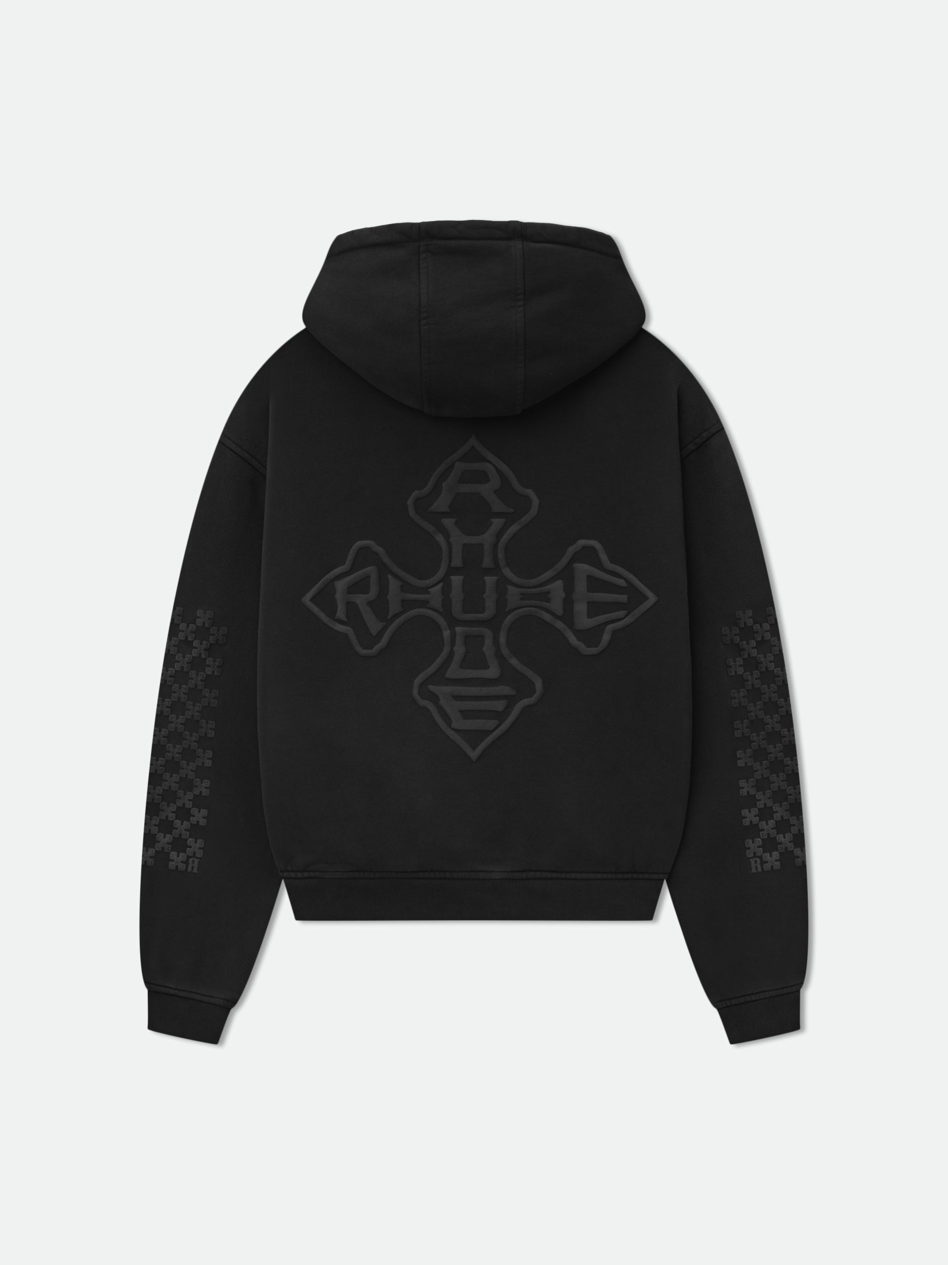RHUDE CROSS LOGO HOODIE - 3