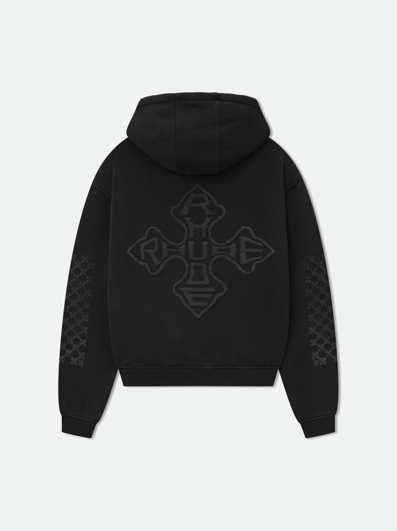 RHUDE CROSS LOGO HOODIE 3