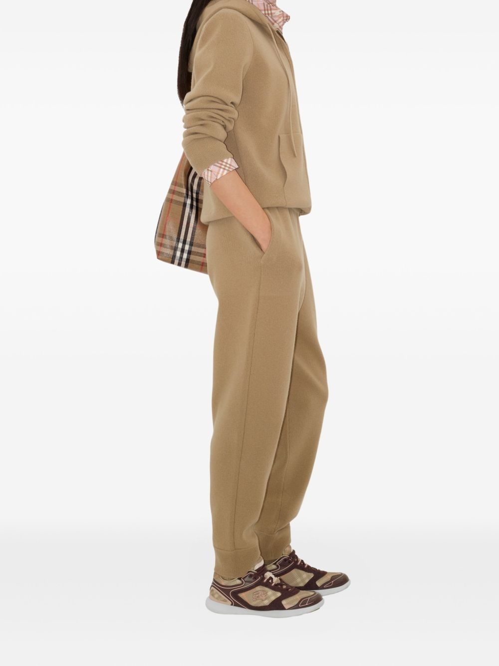 wool-blend track pants - 2