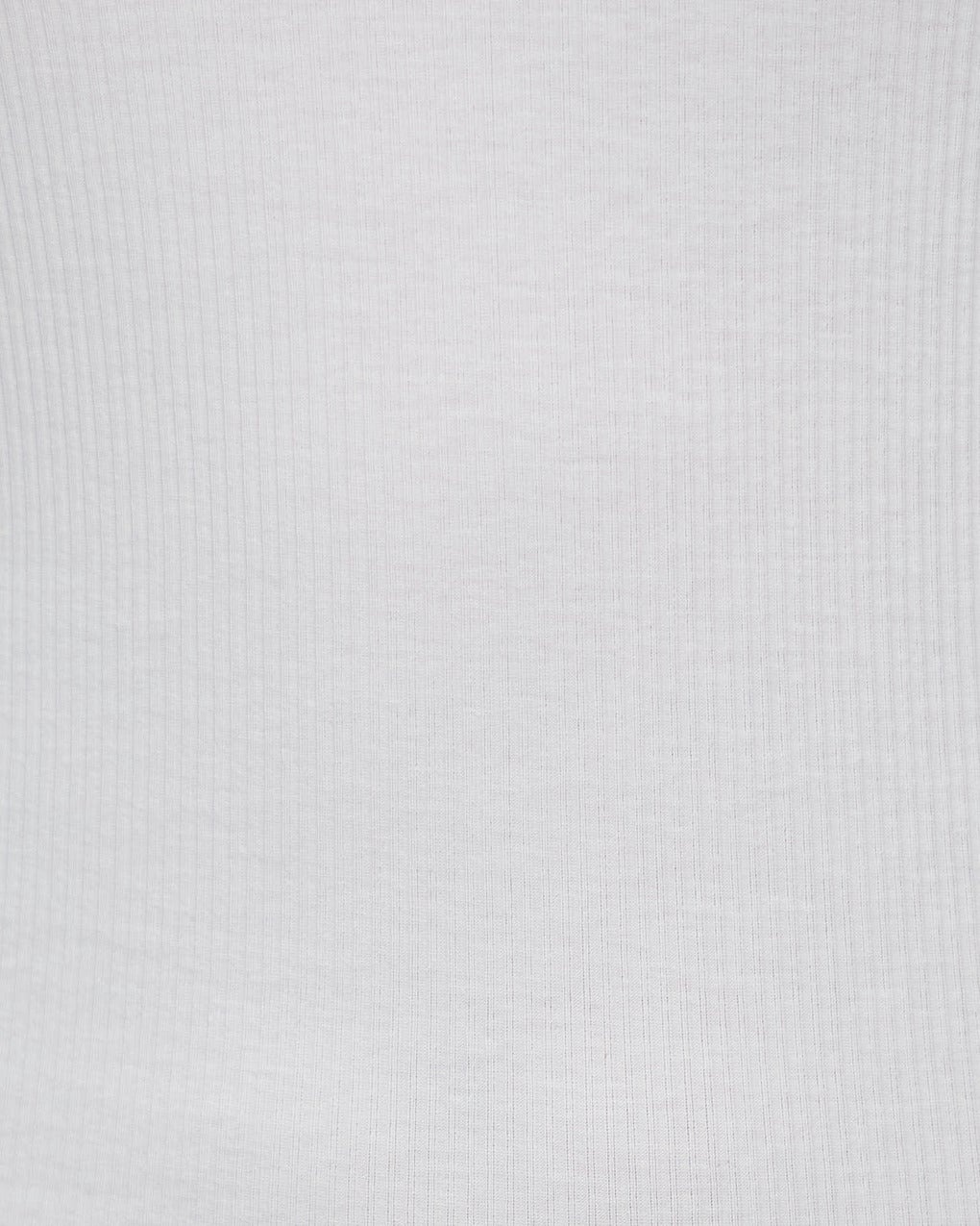 T-Shirt Fine Rib White - 6
