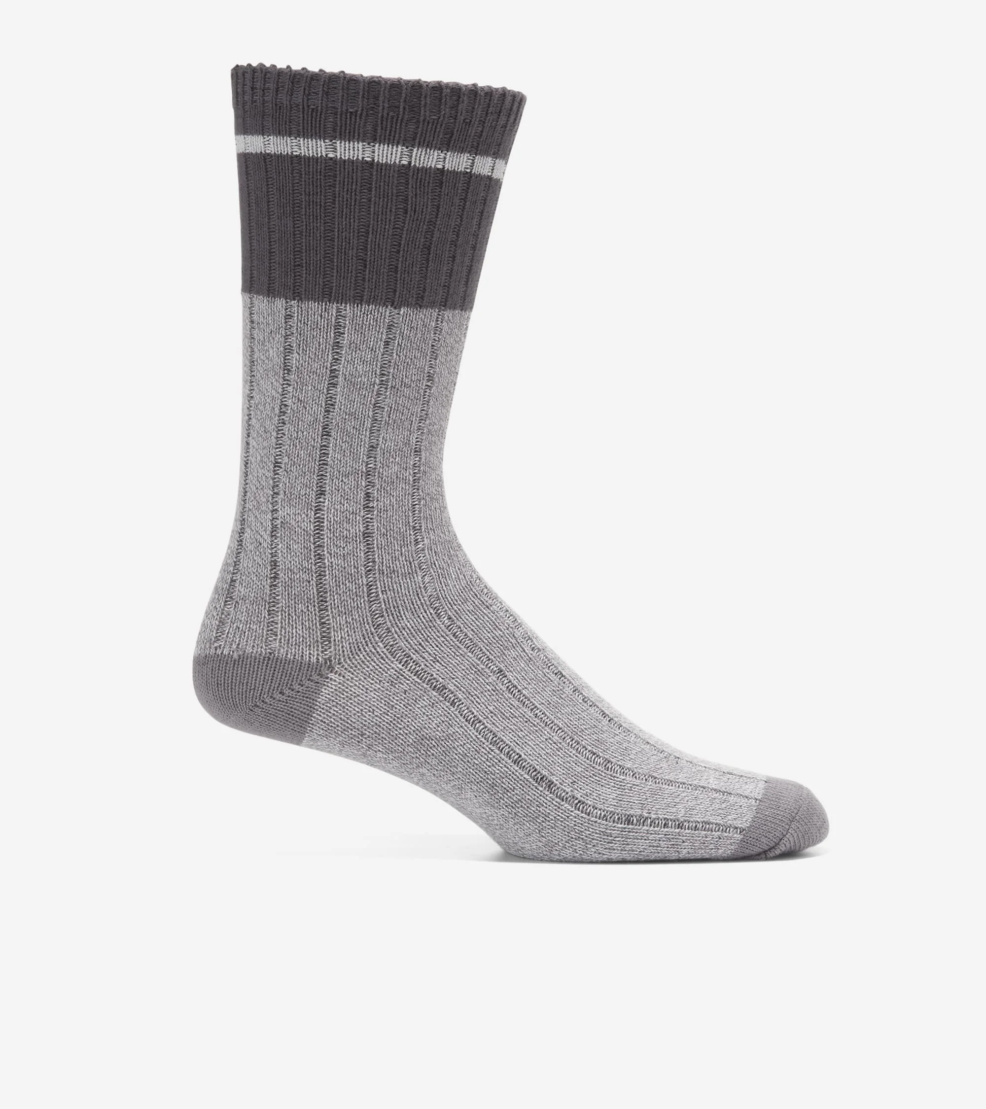 Men's Ribbed Casual Crew Socks - 1