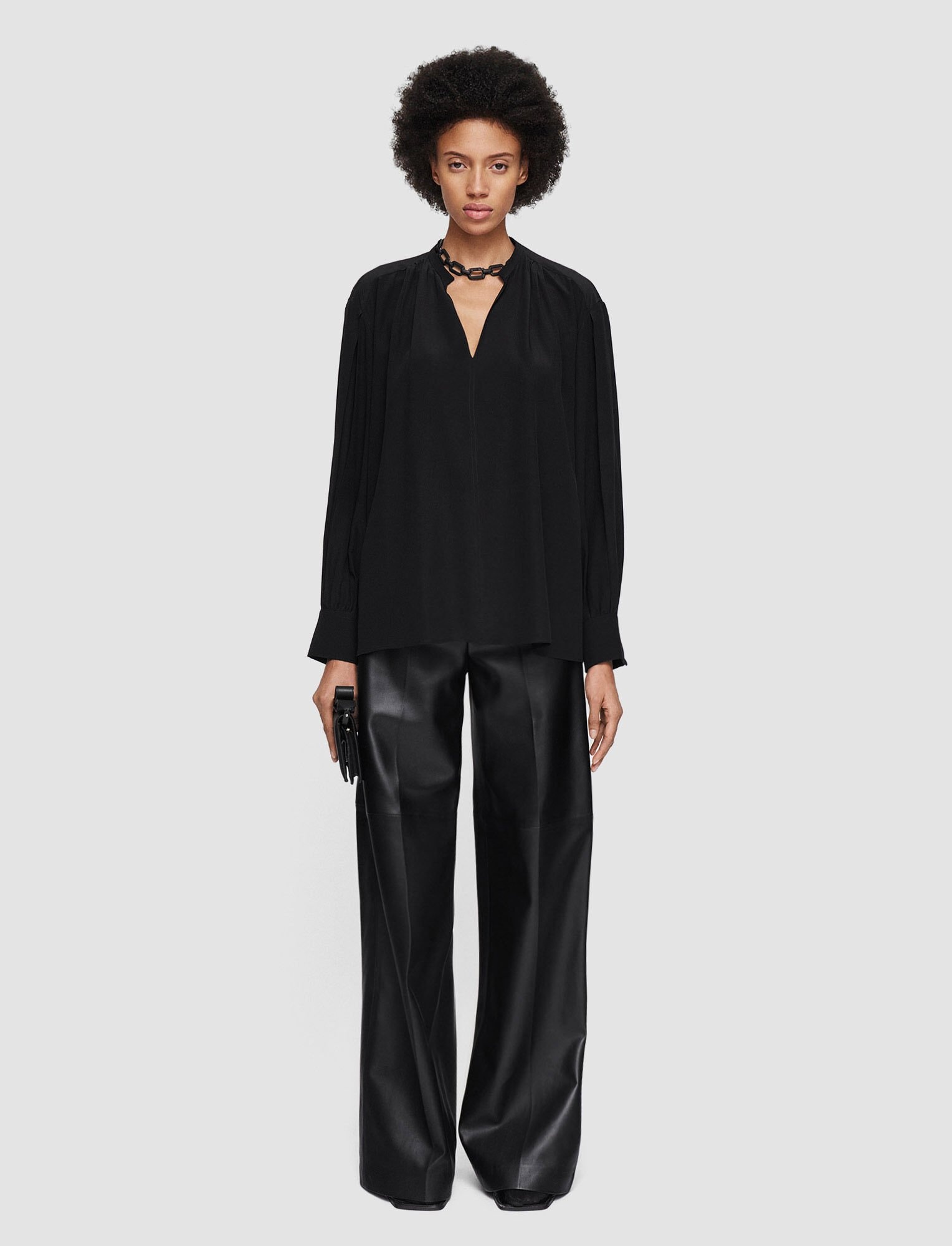 Silk Crepe de Chine Blondel Blouse - 2