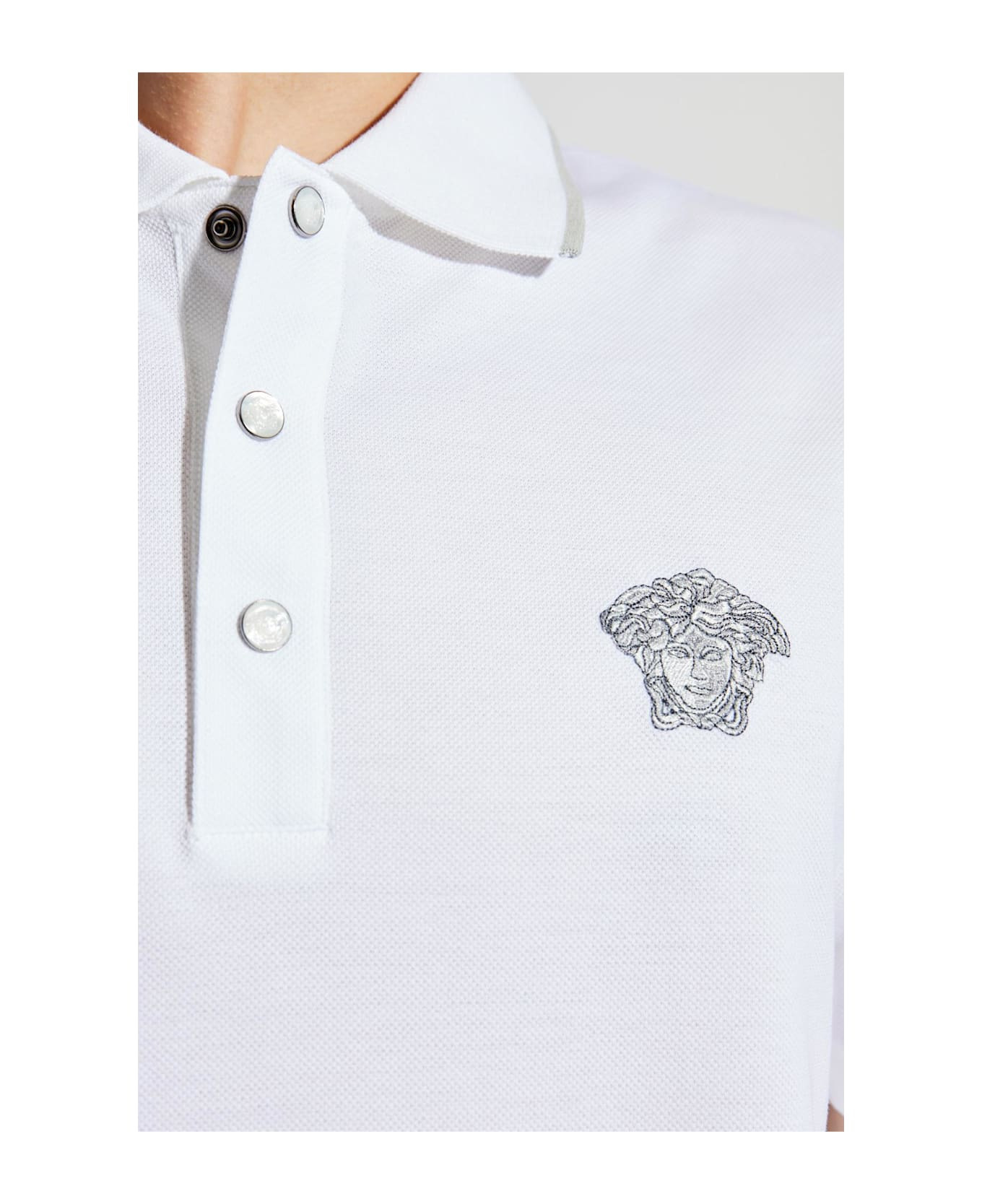 Versace Polo With 'medusa' Head - 5