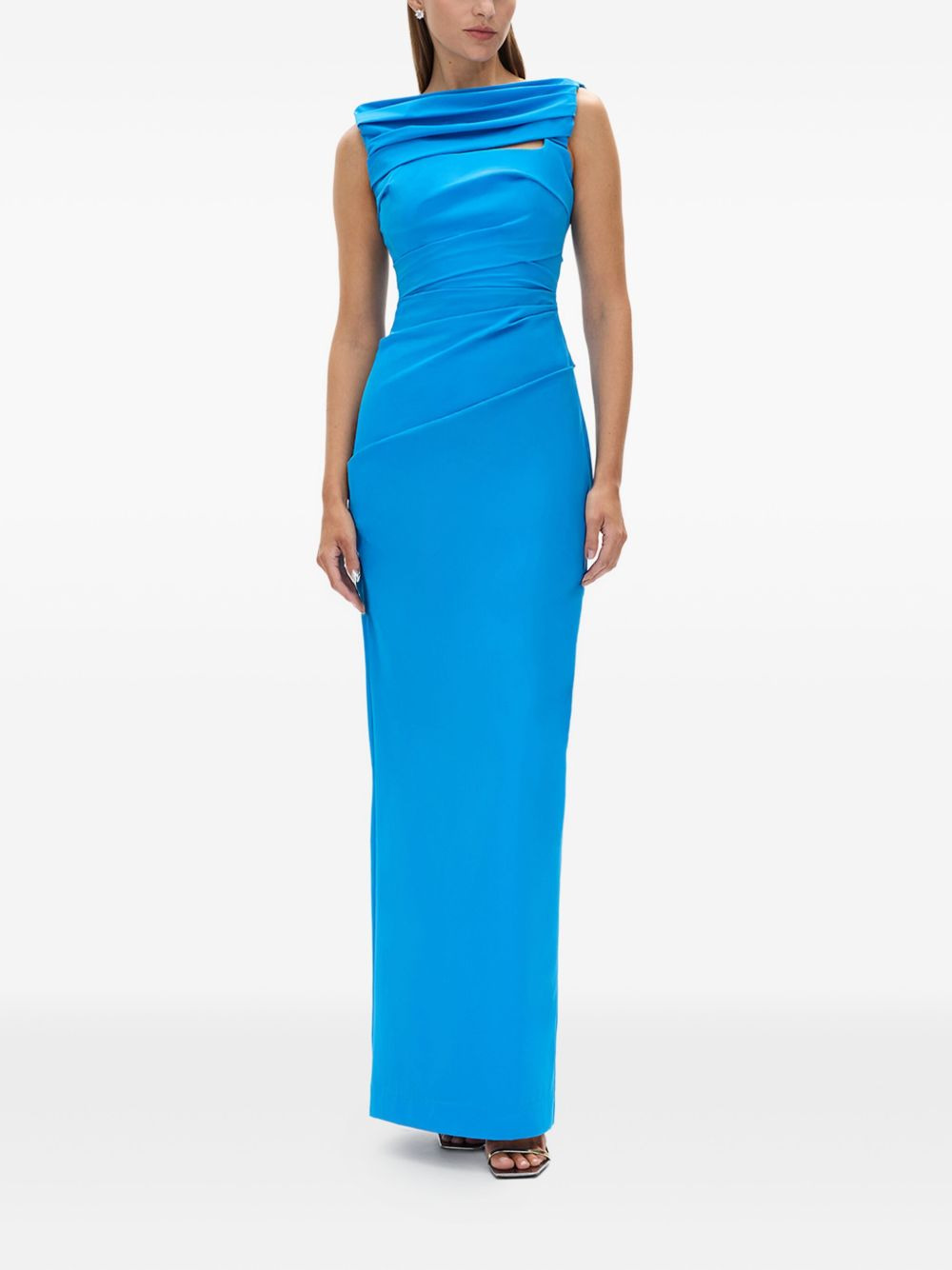 Camille cowl-neck draped gown - 2