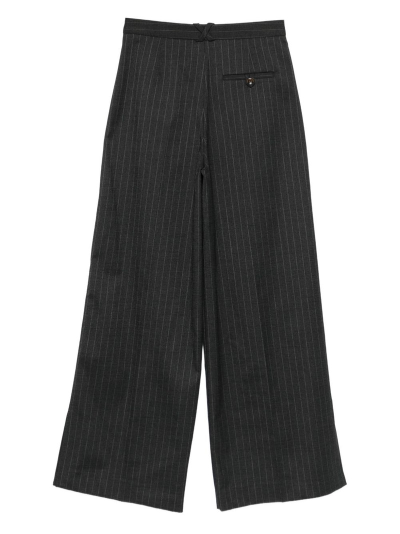 The Garment pinstripe pleat-detail trousers outlook