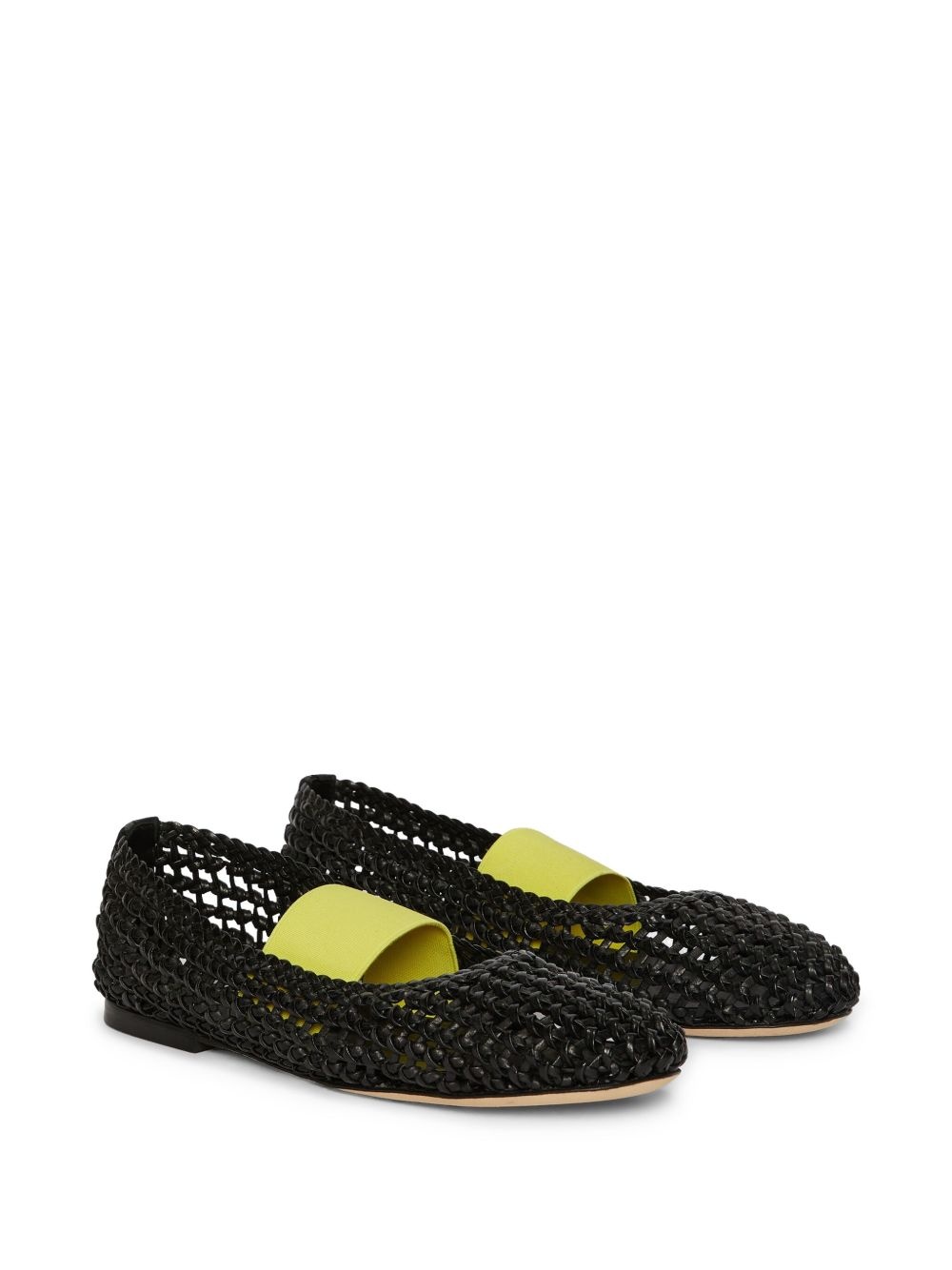 leather ballerina shoes - 2