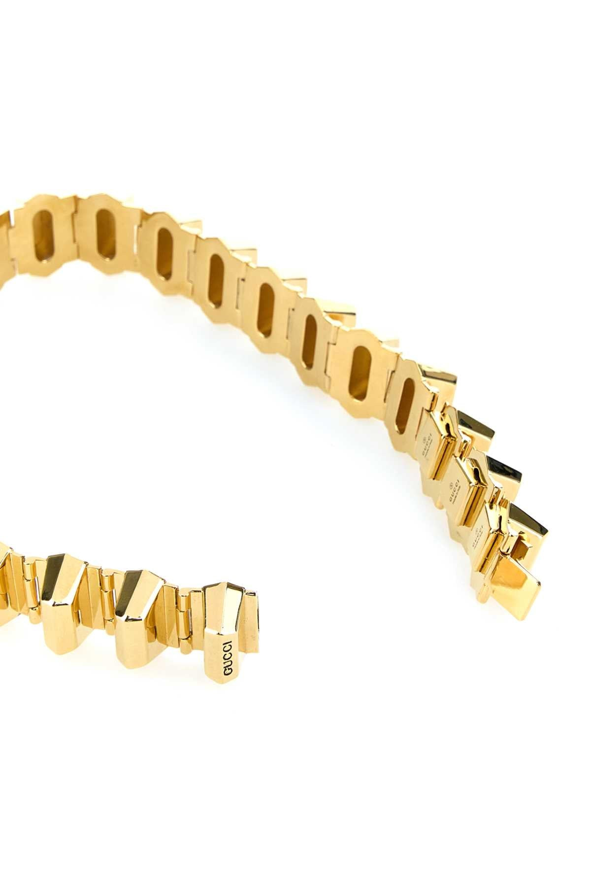 Gucci Women Gold Metal Chocker - 3