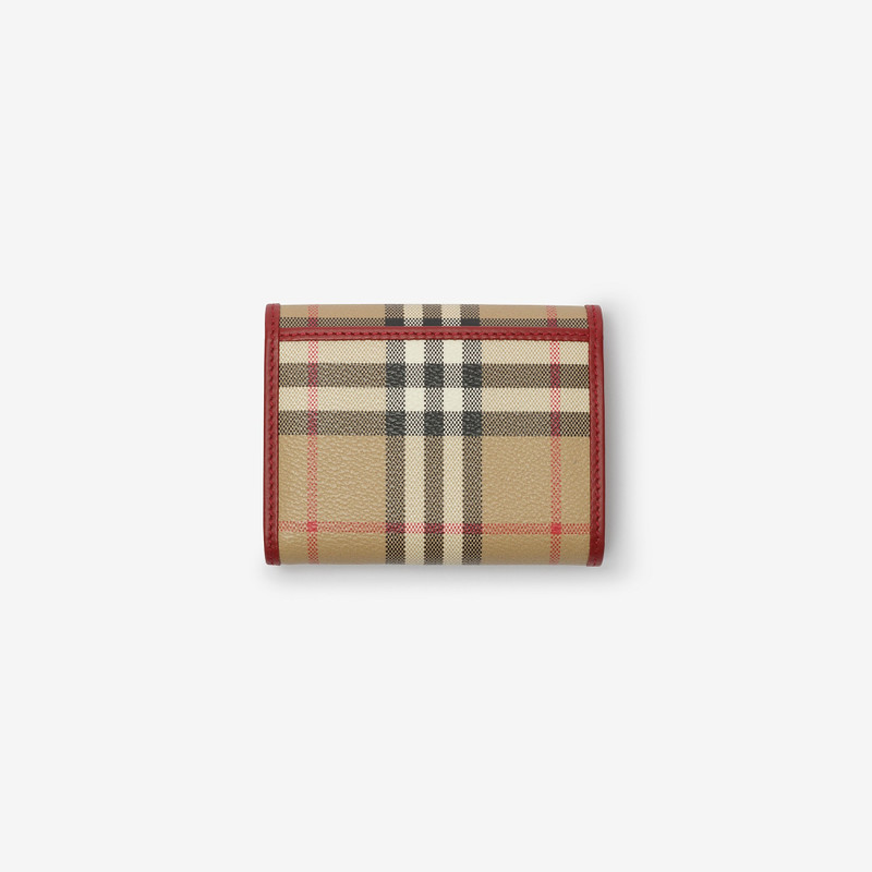 Burberry Small Check Folding Wallet outlook