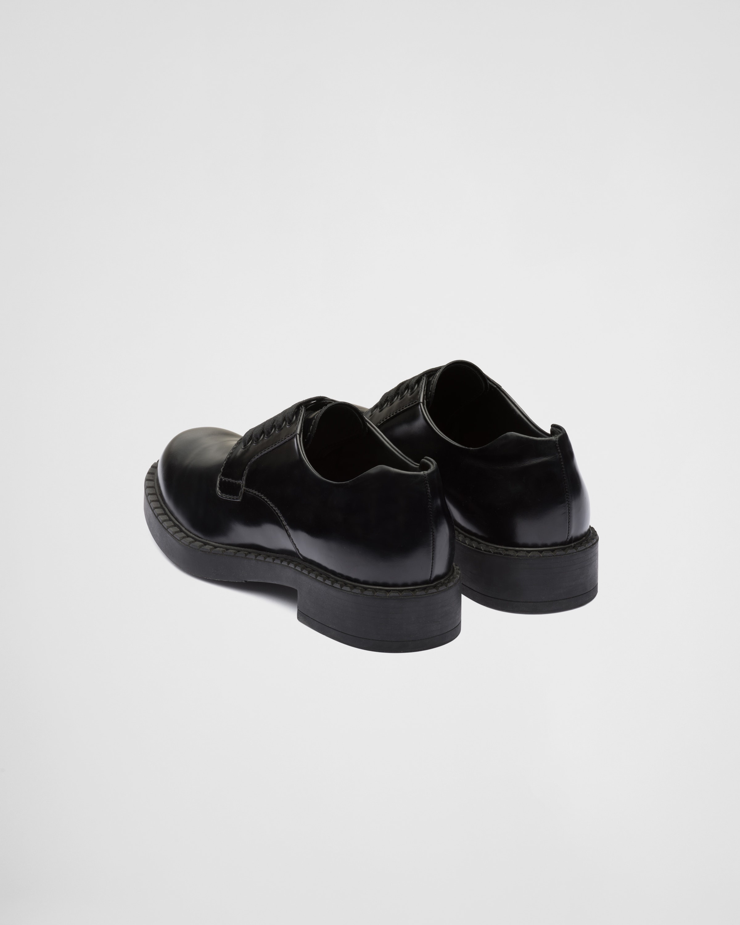 Brushed leather Derby shoes - 5
