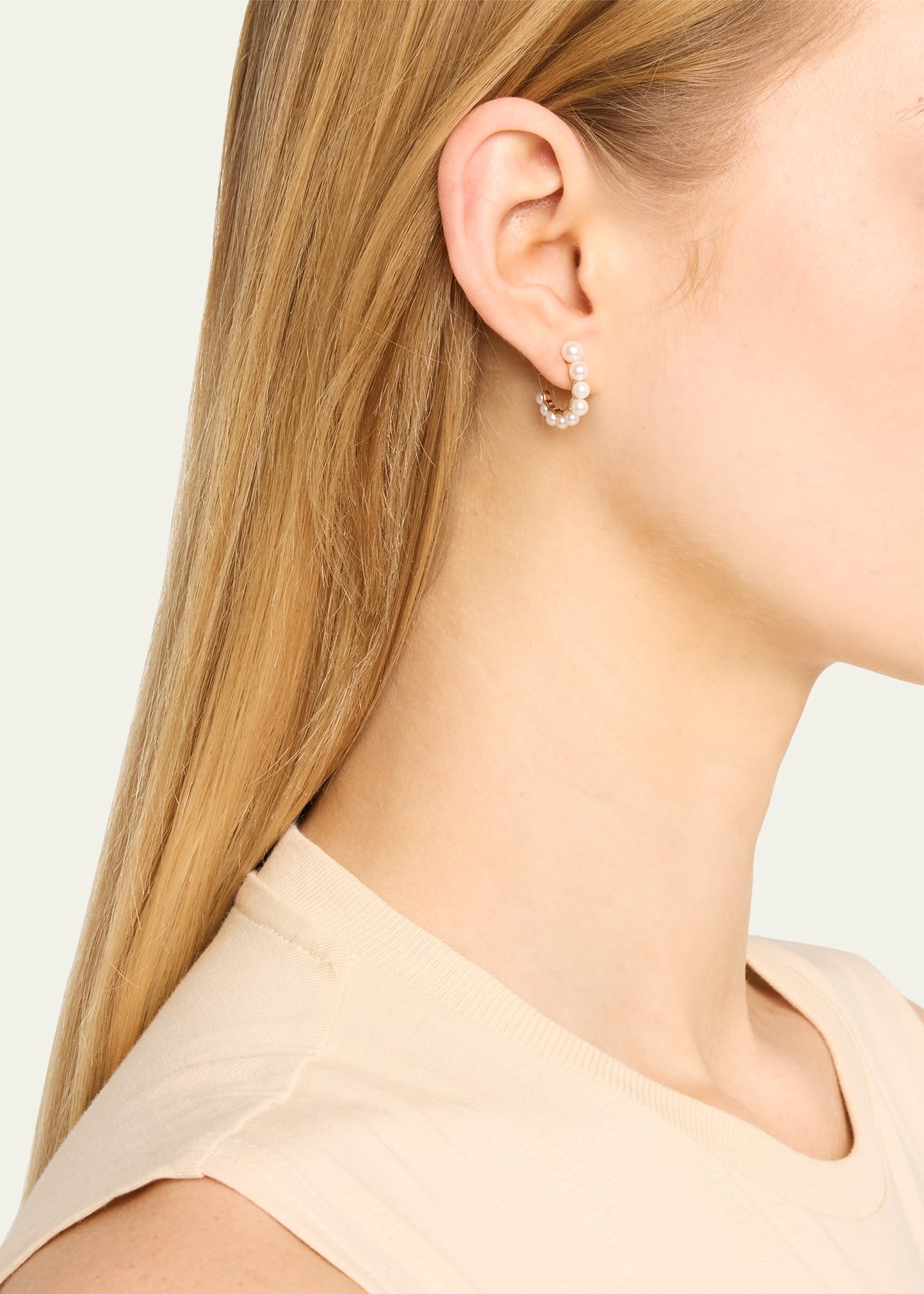 Petit Boucle de Perle Earring, Single - 2