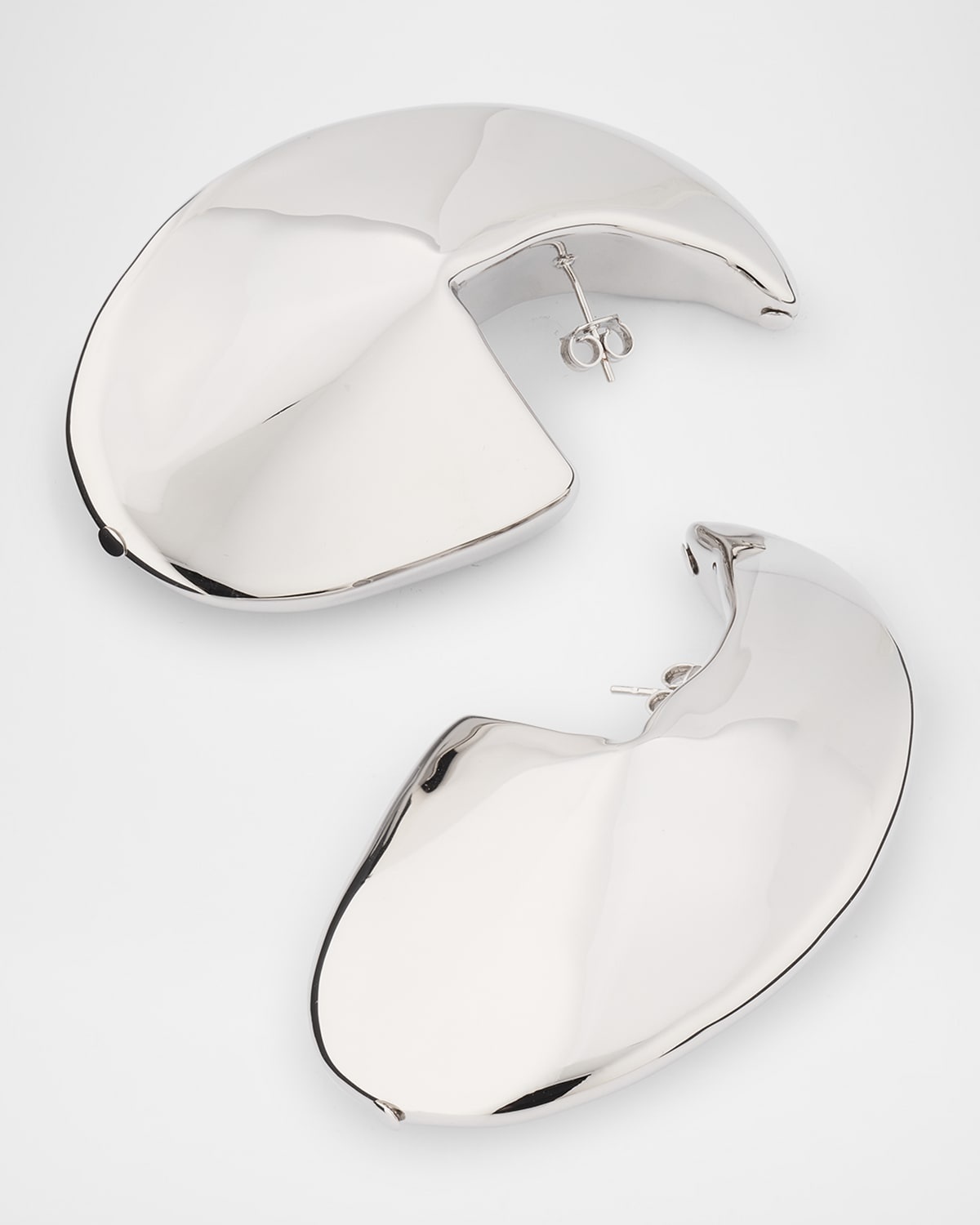 Domed Disc Earrings - 2