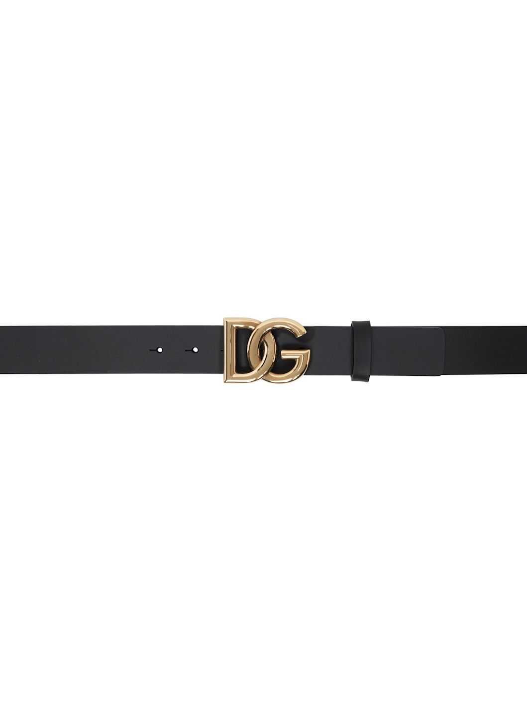 Black Lux Leather Belt - 1