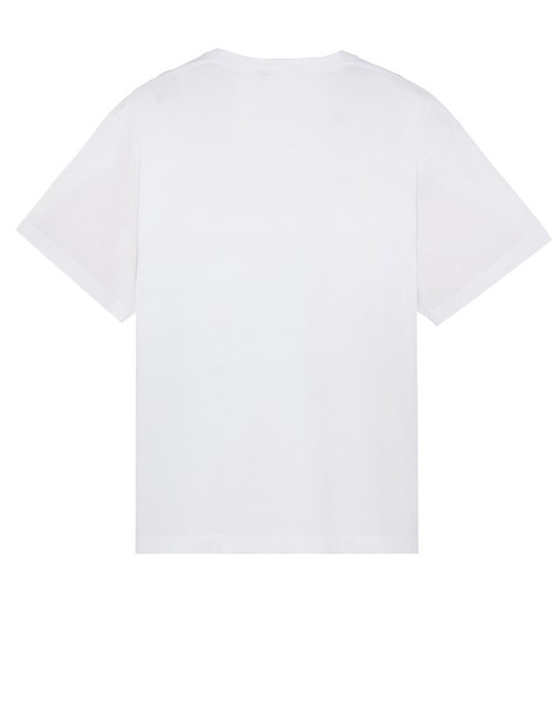 Stone Island 2RC87 'REFLECTIVE ONE' PRINT WHITE outlook