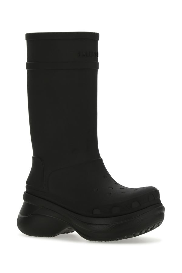 Black rubber Crocs boots - 2