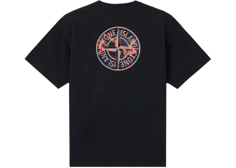 Stone Island Stone Island Combed Organic Cotton 21002RC T-shirt Black/Red outlook