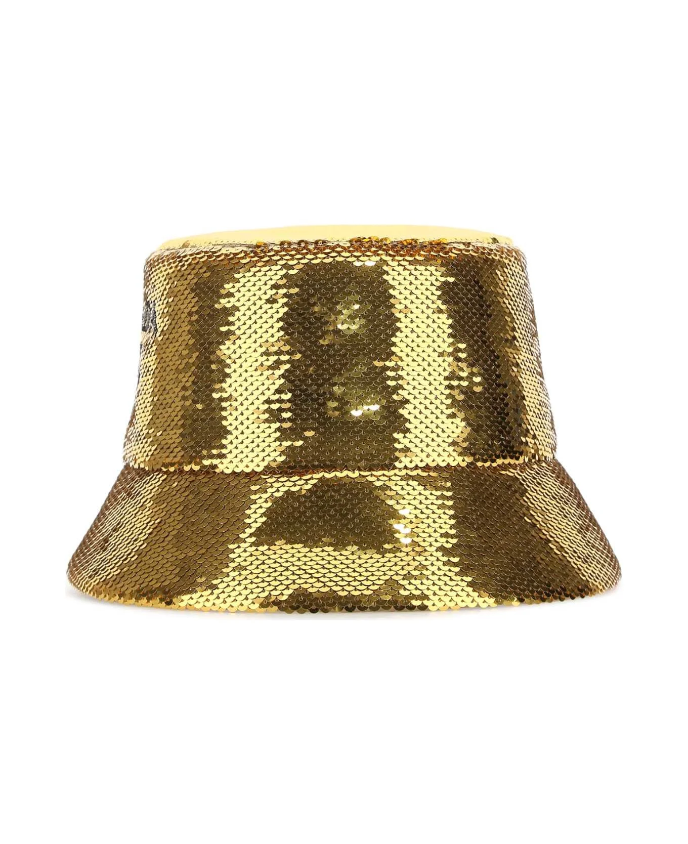 Gold Sequins Bucket Hat - 1