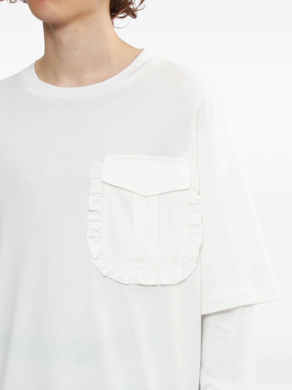 cotton long-sleeve T-shirt - 5