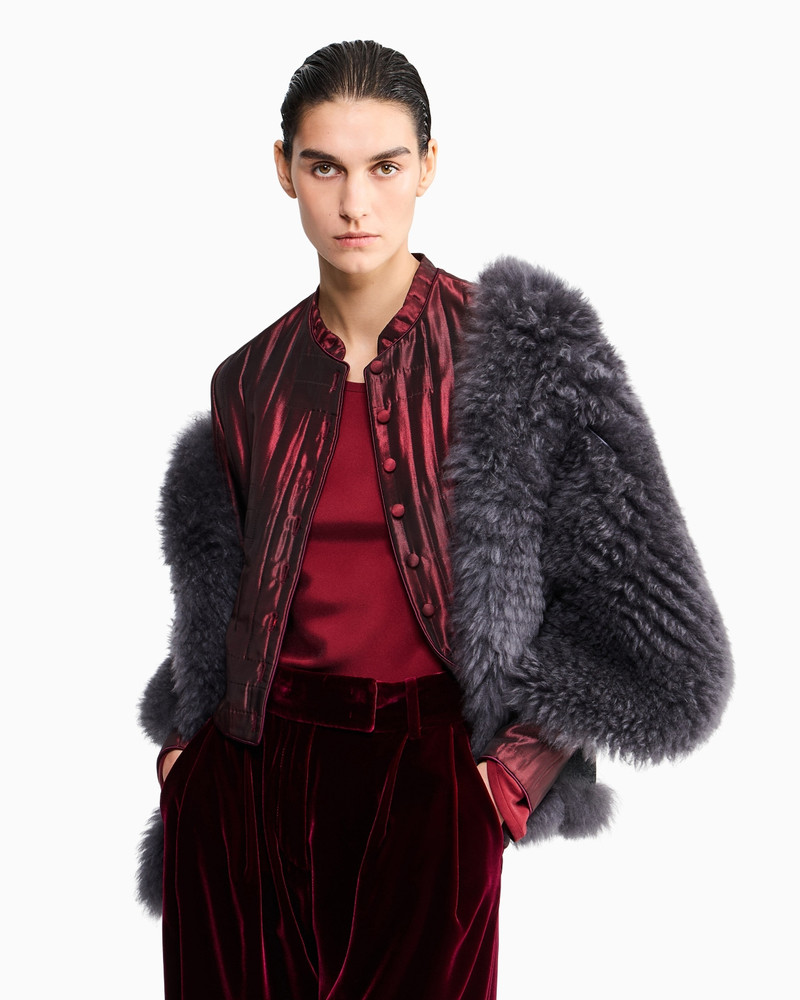 STOLE IN VIRGIN WOOL FLANNEL AND CASHMERE WITH SILK 3