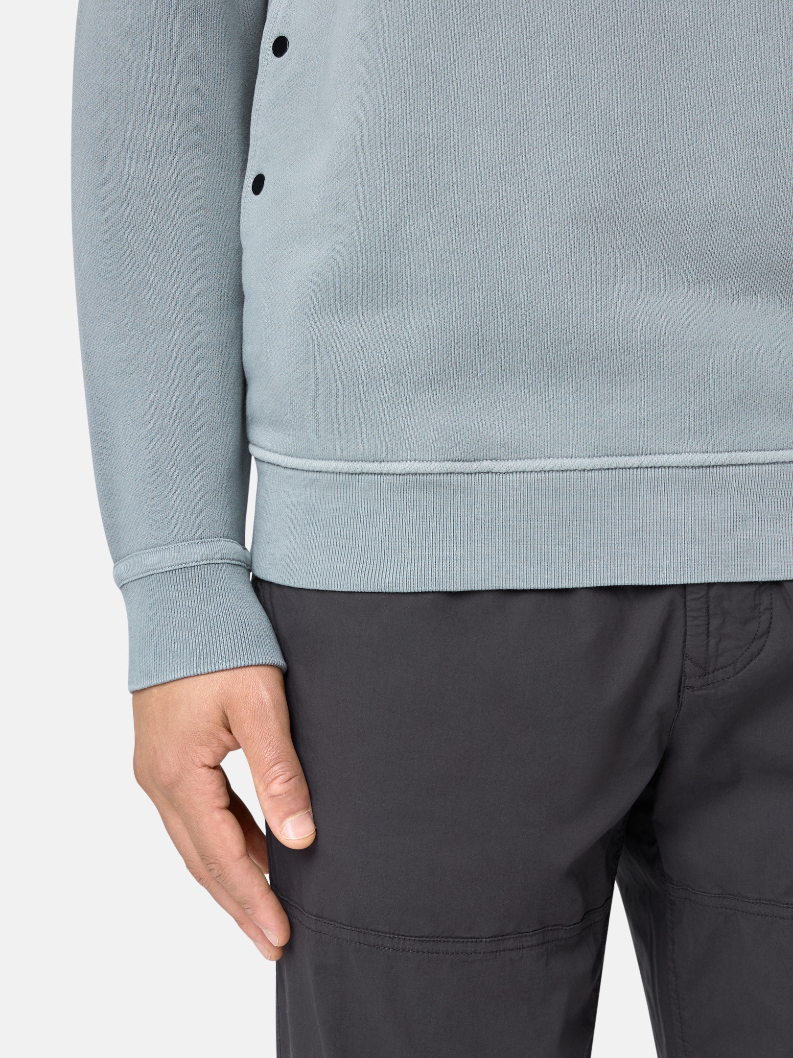 Stone Island 61241 ORGANIC COTTON DIAGONAL FLEECE 'OLD