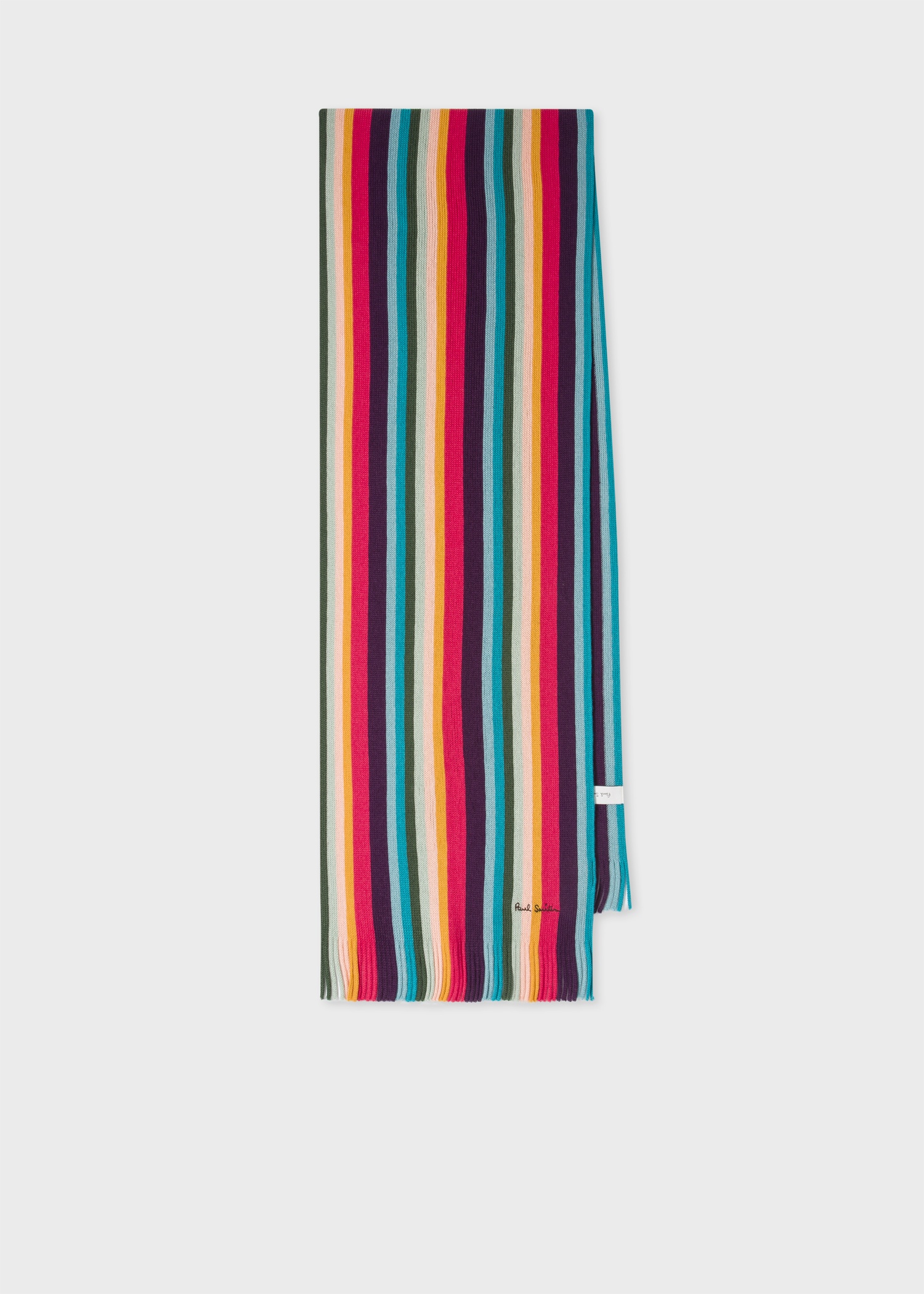 'Artist Stripe' Wool Scarf - 1