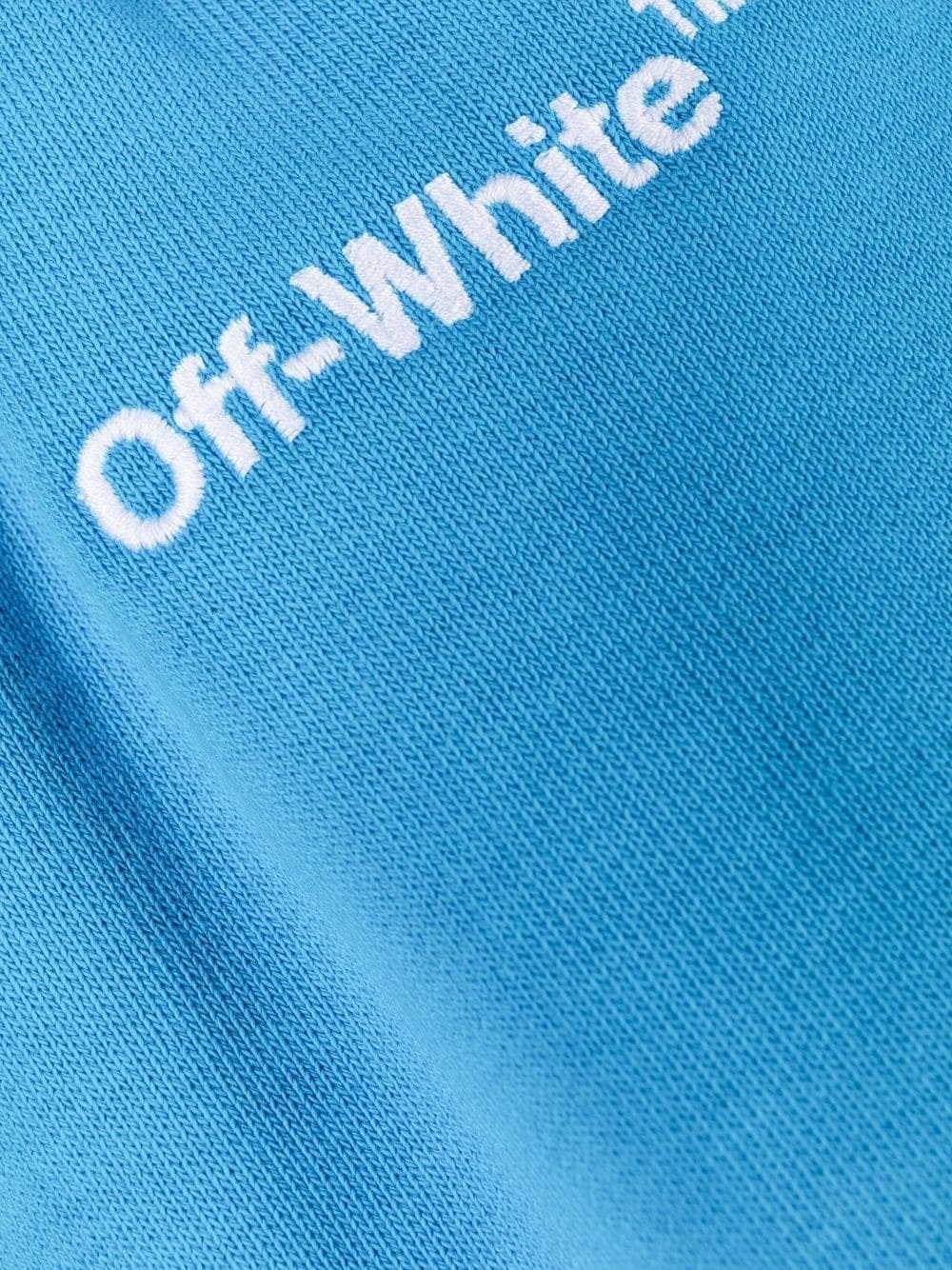 logo-embroidered cotton track pants - 6