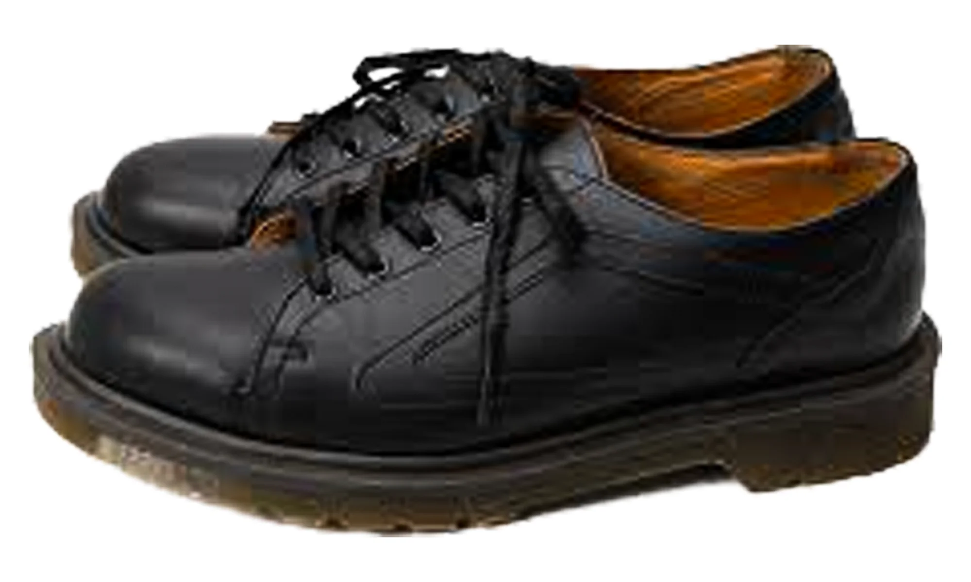 Panelled Leather Derby Shoes "Comme des Garcons Homme Deux Black" 25355001 - 1